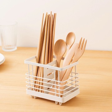 【UDiLiFE】 生活大師 樂司 小鐵筷架 方型 筷籠置物架 不鏽鋼筷籃 筷子籃 筷子 不銹鋼 白鐵 收納 置筷