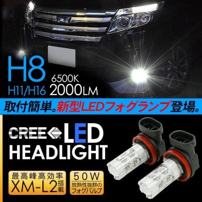 ヴォクシー80系 / ノア80系 LED フォグランプ 50W H8/H11/H16