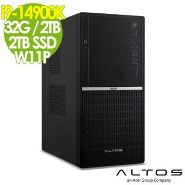 Acer 宏碁 Altos P130F9 商用工作站 (i9-14900K/32G/2TB+2TB SSD/W11P)