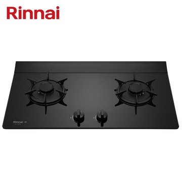 林內 RB-L2680G(LPG) 檯面式彩焱二口爐 (黑玻LED)(桶裝)