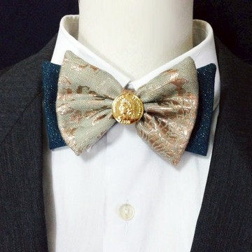 緹花金幣領結 bow tie