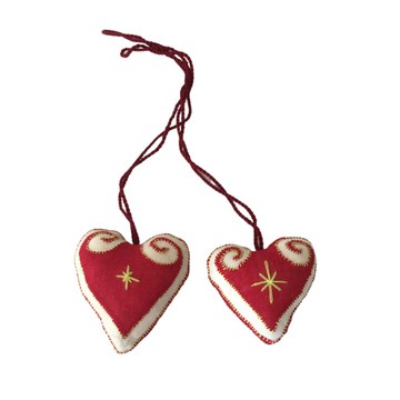 苗族刺繡心形，老撾