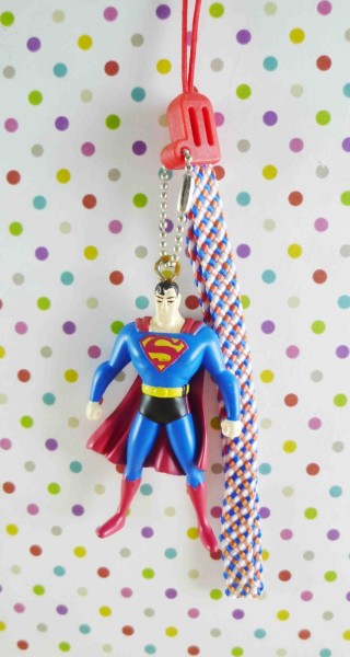 【震撼精品百貨】日本精品百貨-手機吊飾/鎖圈-超人系列-紅