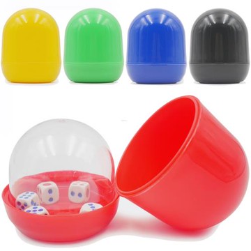 骰子骰盅套高級裝酒吧KTV用品色盅透明甩鐘檔塞子盅篩盅撒搖色子