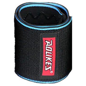 AOLIKES 奧力克斯 1541矽膠纏繞護腕 男女通用 可調節 70g  藍色  1個