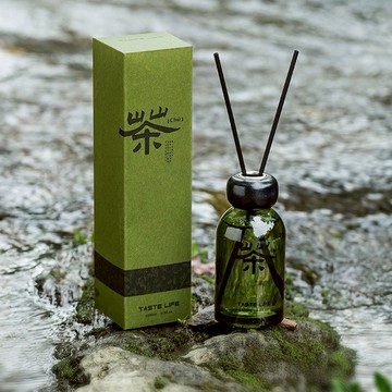 【蝦米良品】大容量！200ML 精緻茶香系列大綠瓶擴香瓶 香氛罐 香薰瓶 薰香瓶 聖誕節/情人節/生日交換禮物