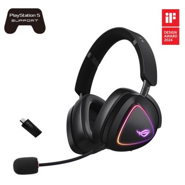 【ASUS 華碩】ROG Delta II 三模 RGB 無線電競耳機