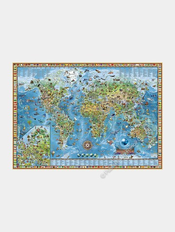 新世界地圖/Map Art/Zigic /2000片/HEYE
