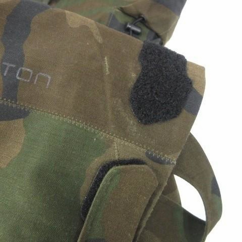 Burton AK バートン スノーボードウェア GORE-TEX 迷彩 止水ジッパー