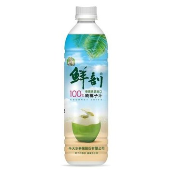 【半天水】鮮剖100%椰子水500mlx24瓶/箱
