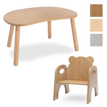 Havin 亦欣 豌豆型V.2兒童小桌子+小椅子組合(多款可選)成長桌|兒童書桌