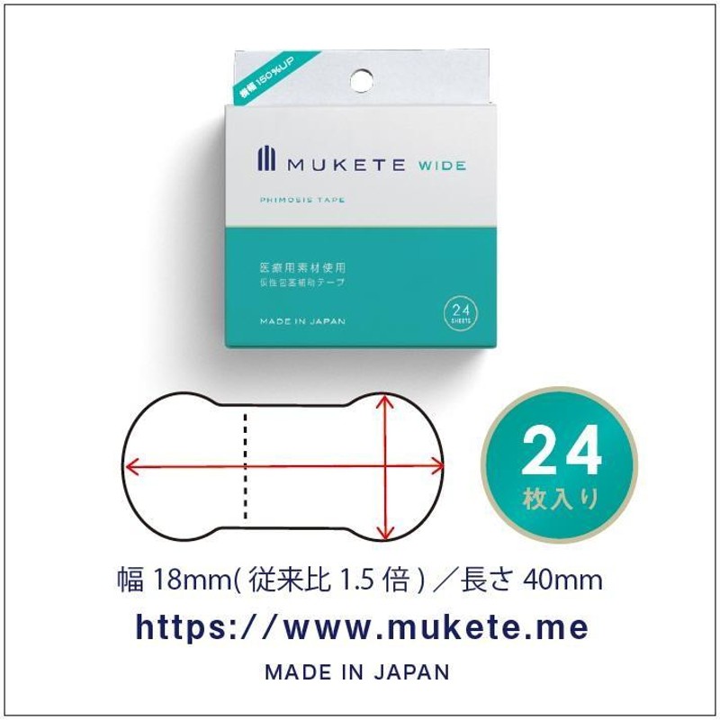 販売 mukete 包茎テープ