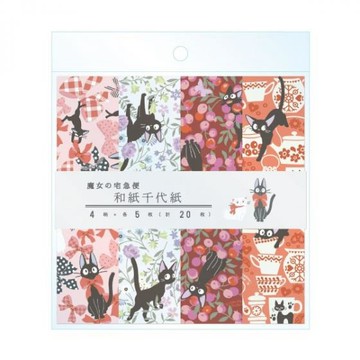 真愛日本 宮崎駿 吉卜力 魔女宅急便 日本製 日式 和紙 千代紙 摺紙 摺紙鶴 美勞 裝飾