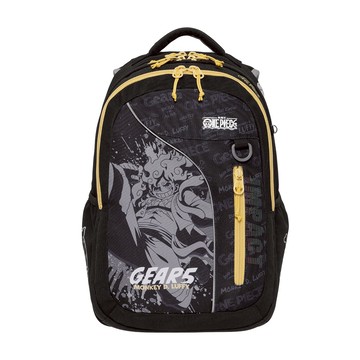 【IMPACT】怡寶 | ONE PIECE航海王五檔魯夫成長型護脊書包-黑色 IMPE302BK