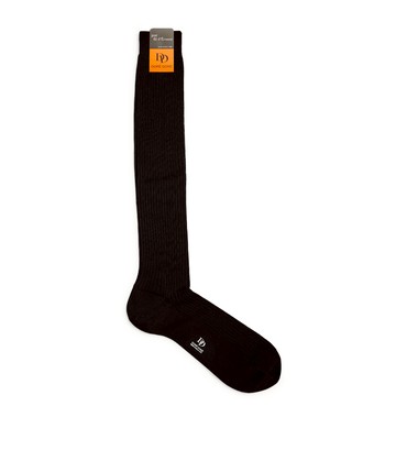 Doré Doré Long Cotton Rib-Knit Socks