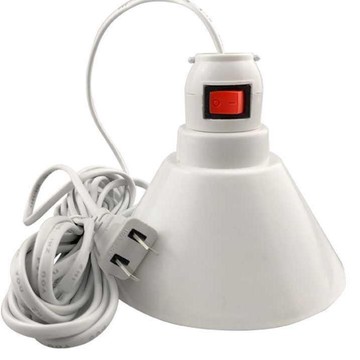 純銅燈頭線帶開關E27螺旋型可彎折式夜燈戶外防水燈罩燈座延長線