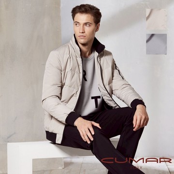 CUMAR 男裝秋冬立領抗靜電羽絨外套 / 249920