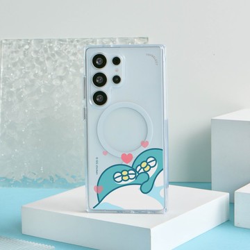 PP mini一起睡覺防摔透明SAMSUNG手機殼