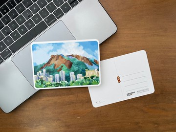 【香港地 - 獅子山 】 明信片丨Amazing Studio