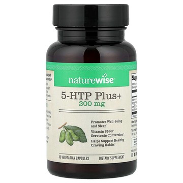 NatureWise, 5-HTP Plus+，30 粒素食膠囊