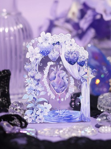 星河慕斯 蝶が誘う星の庭 心臓に星屑 PET 紙膠帶 貝殼光 10米卷