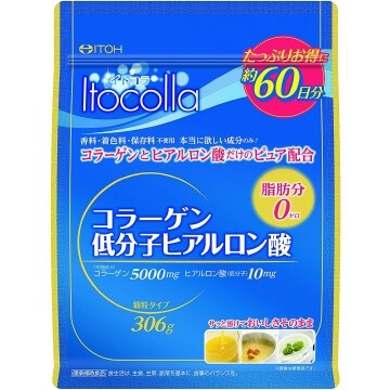 Itokora 膠原蛋白低分子量玻尿酸60天 306g