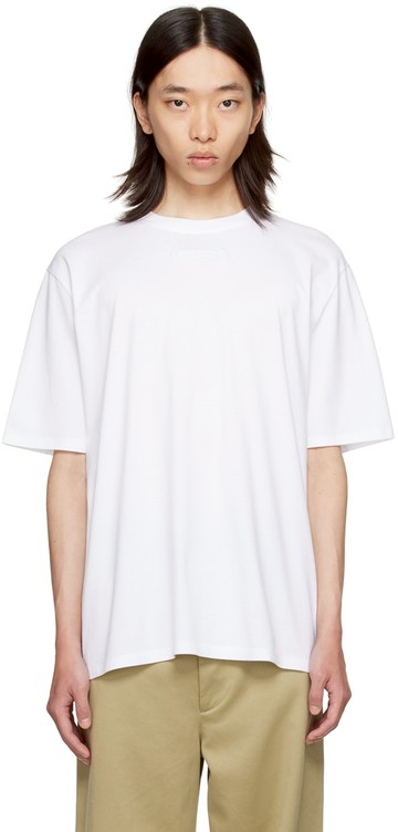 Lanvin 白色贴饰 T 恤