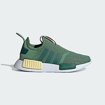Adidas NMD 360 C [IF3600] 中童 休閒鞋 運動 經典 三葉草 套穿式 透氣 包覆 綠黃