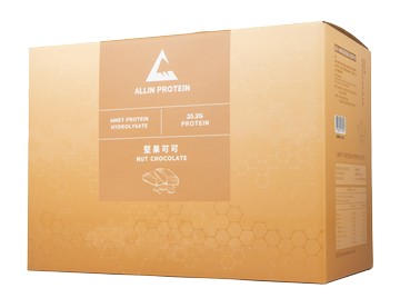 [ALLIN] 水解乳清 (30包/盒) - 多口味- 堅果可可