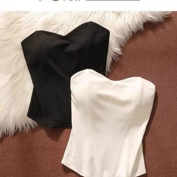 跨境性感裹胸帶防滑胸墊胸衣蹦迪女性感婚紗禮服內搭打底衫抹胸