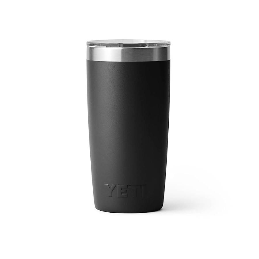 YETI RAMBLER 10 OZ TUMBLER, STAINLESS STEEL, VACUUM INSULATED WITH MAGSLIDER LID, BLACK