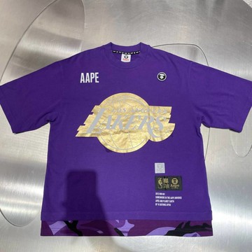 【 🐻熊熊愛上蘋果 】NBA限定款 🐵 AAPE x NBA 聯名短袖上衣（現貨馬上出）