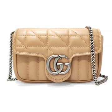 GUCCI-476433 DTD5N 2754-玫瑰米色銀釦-大包