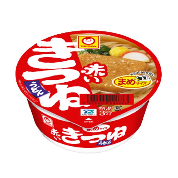 東洋水産 マルちゃん 赤いまめきつねうどん 西 41g×12個入 ／食品