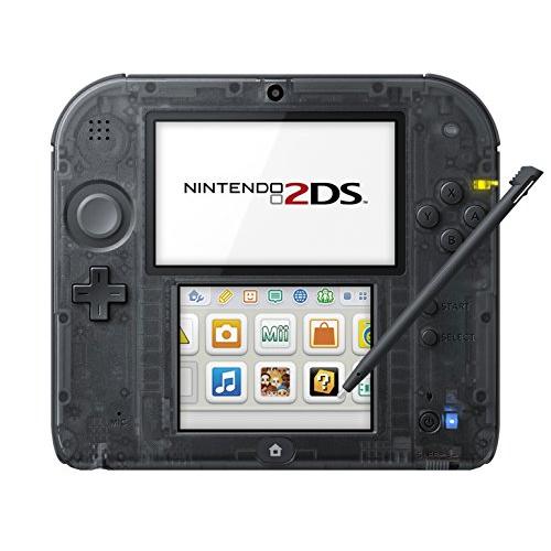 ニンテンドー2DS クリアブラック 3DSのソフトが遊べる(中古品)