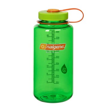 Nalgene 寬嘴水壺/運動水瓶/寬口瓶 Tritan 1000cc 美國製 2178-2064 哈密瓜