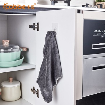 掛鉤強力粘膠廚房吸盤掛勾無痕貼墻壁壁掛承重門后衣架免打孔粘鉤