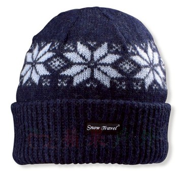 【【蘋果戶外】】Snow Travel AR-18C 反折雪花 3M 男女羊毛帽 遮耳帽 毛線帽 保暖帽 耐冷防寒帽 防風帽