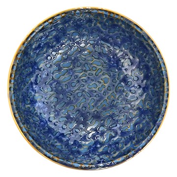 Mikasa 陶瓷醬料碟 3件 (約8cm) 適合手洗清潔  靛藍色  1組