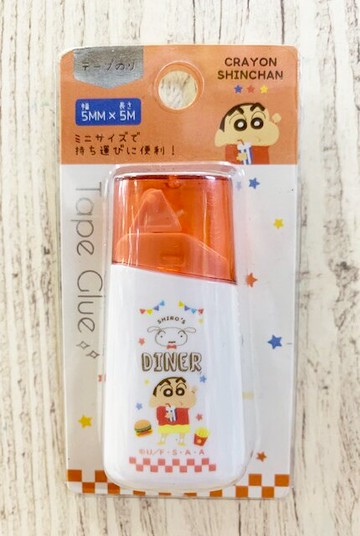 【震撼精品百貨】蠟筆小新_Crayon Shin-chan~蠟筆小新雙面膠-橘*14498