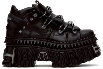 VETEMENTS 黑色 New Rock 联名 Fire Platform 运动鞋