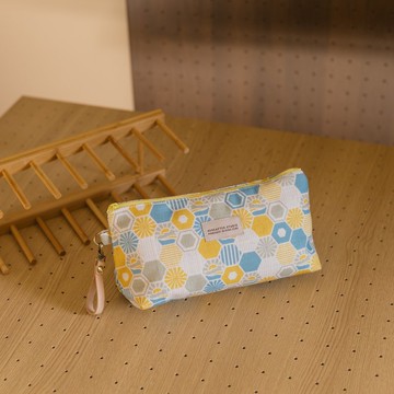 【利是袋】獅子山 / 六角磁磚 / 藍