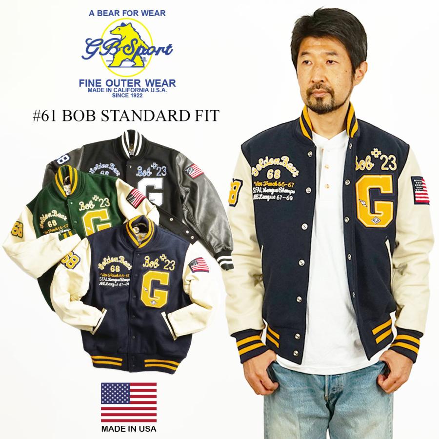 ジービースポーツ Gbsport #61BOB スタジャン ワッペンモデル