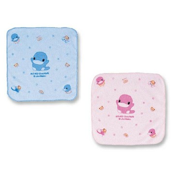 KU.KU.酷咕鴨 抗菌小方巾【德芳保健藥妝】顏色隨機出貨