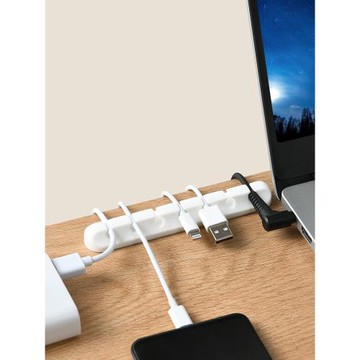 桌面理線器手機充電線數據線整理神器網線路走線固定器收納束卡扣