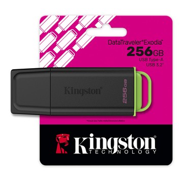【Kingston】DataTraveler Exodia DTXG2 256G USB 3.2 Gen1 隨身碟 保護蓋 隨身碟