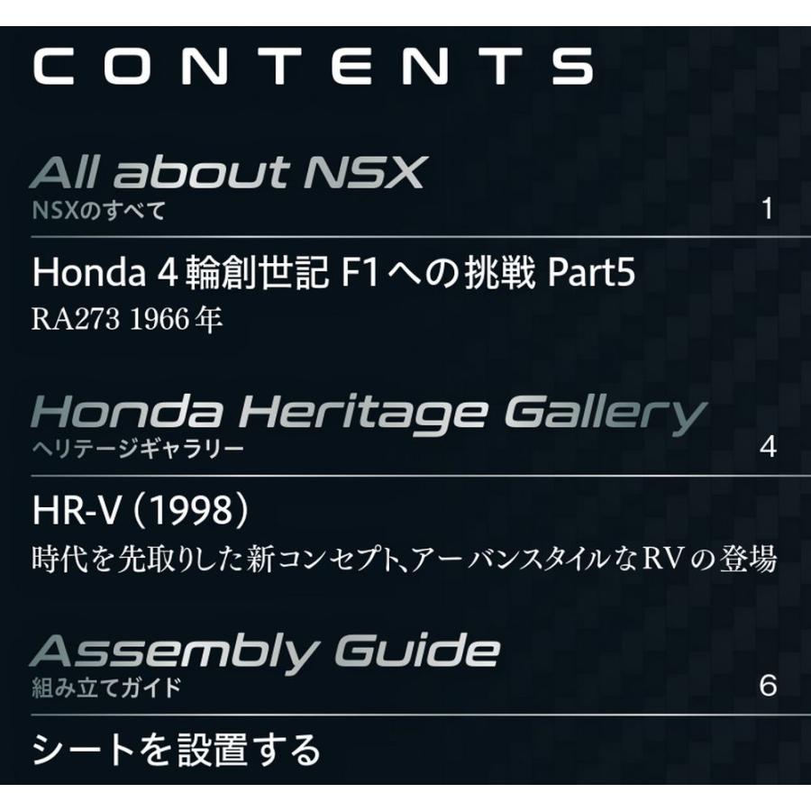 デアゴスティーニ　Honda NSX　第61号