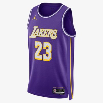 NIKE LAL MNK DF SWGMN JSY STM 25 男 籃球背心 HM4877504
