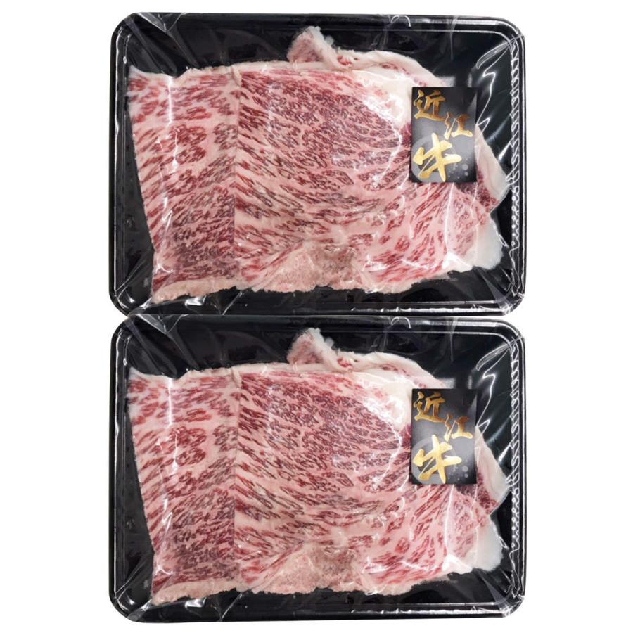 近江牛 すき焼き＆しゃぶしゃぶ用 カタ・バラ 400g 黒毛和牛 牛肉 すき焼き肉 しゃぶしゃぶ 和牛 スライス肉 すき焼き 肉 冷凍