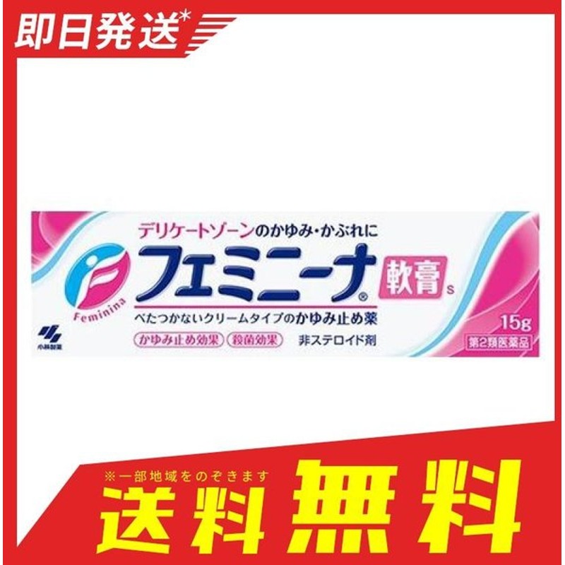 人気激安） フェミニーナ軟膏S デリケートゾーンのかゆみに 15g qdtek.vn